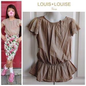 Louis Louise Peplum Blouse (French Brand)